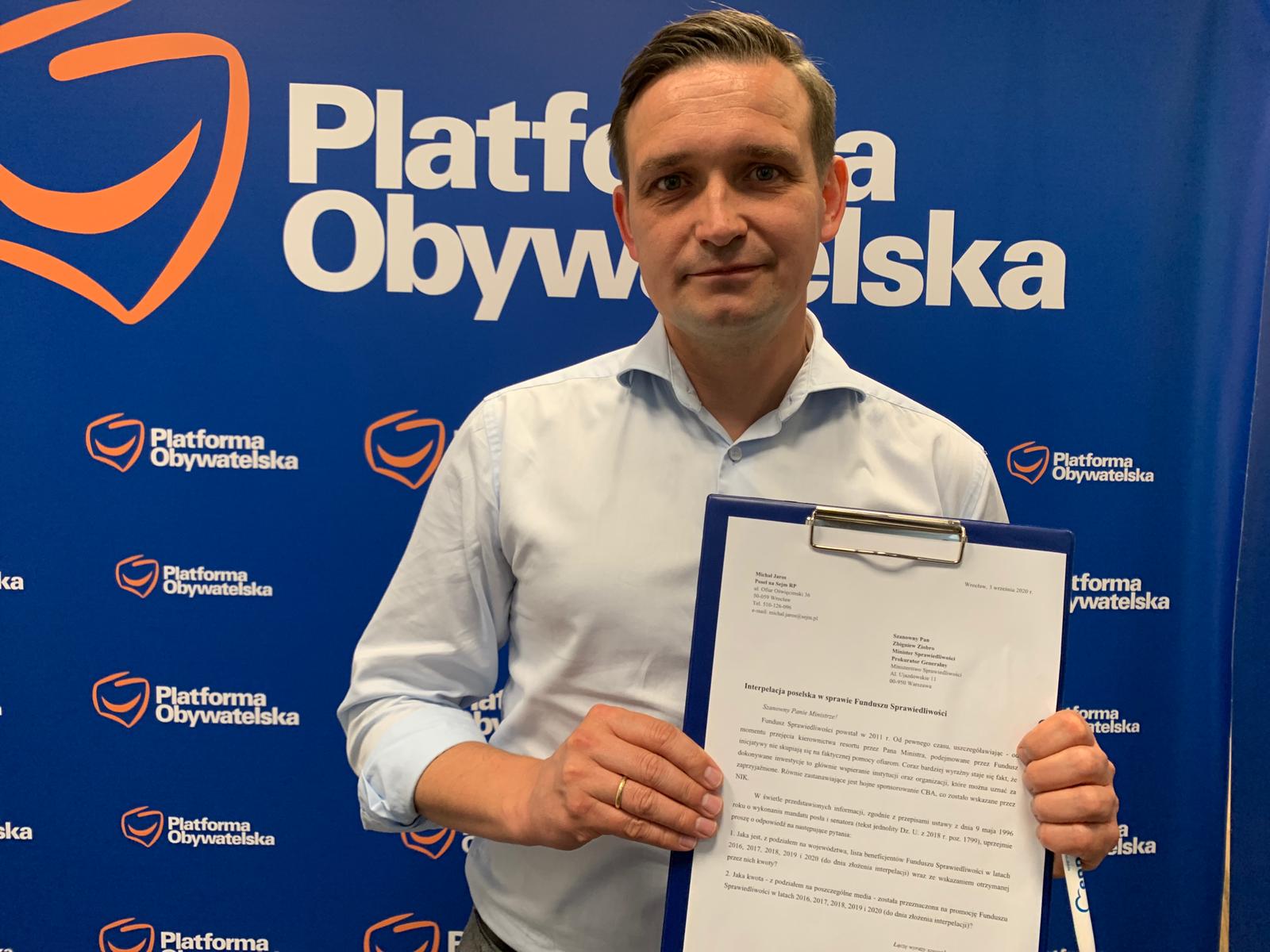 Interpelacja poselska w sprawie Funduszu Sprawiedliwości