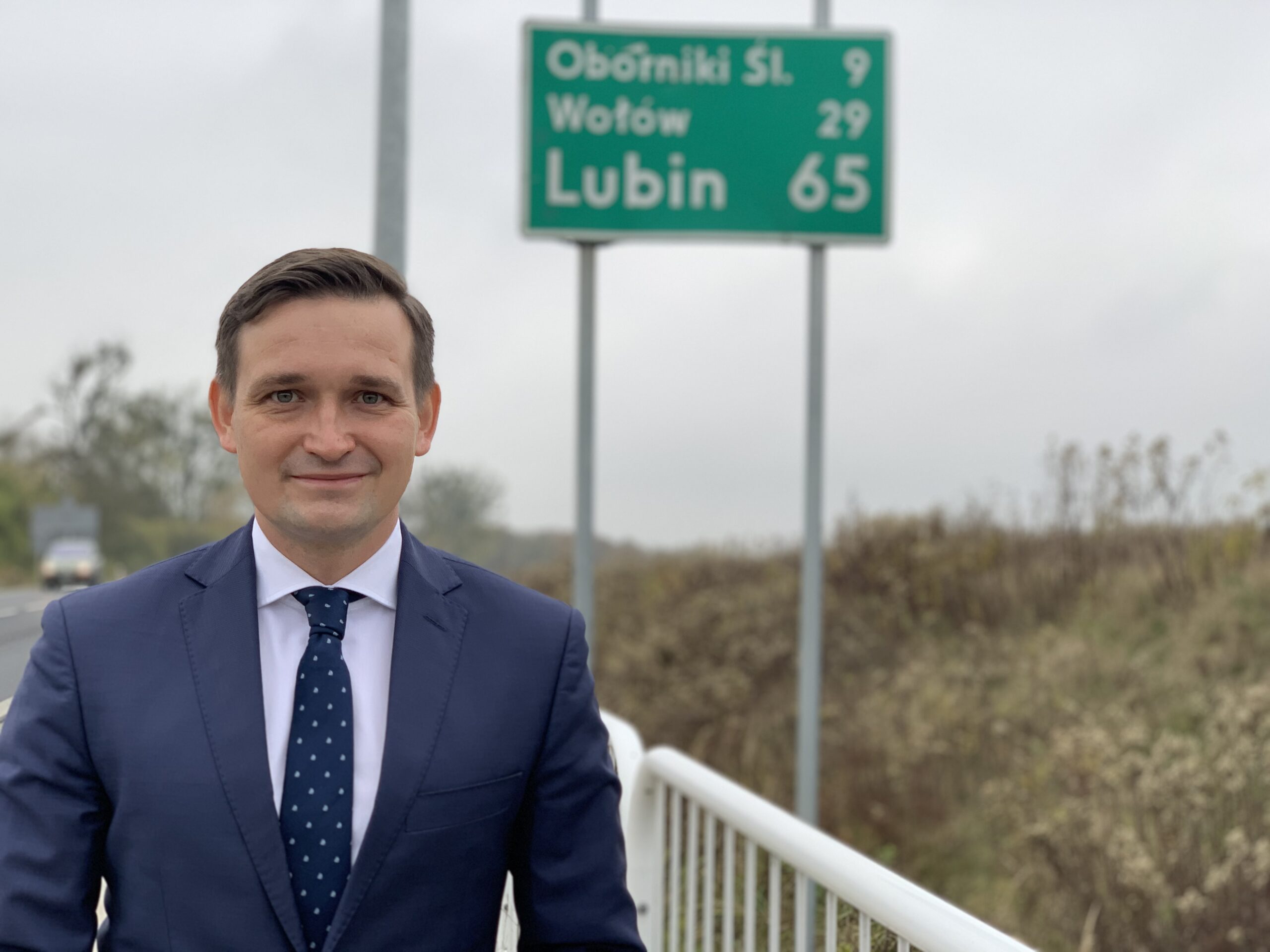 Poseł Michał Jaros zabiega o budowę obwodnicy Obornik Śląskich
