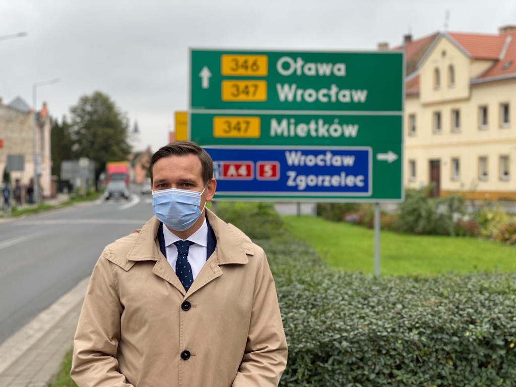 Michał Jaros interweniuje w sprawie obwodnicy Kątów Wrocławskich