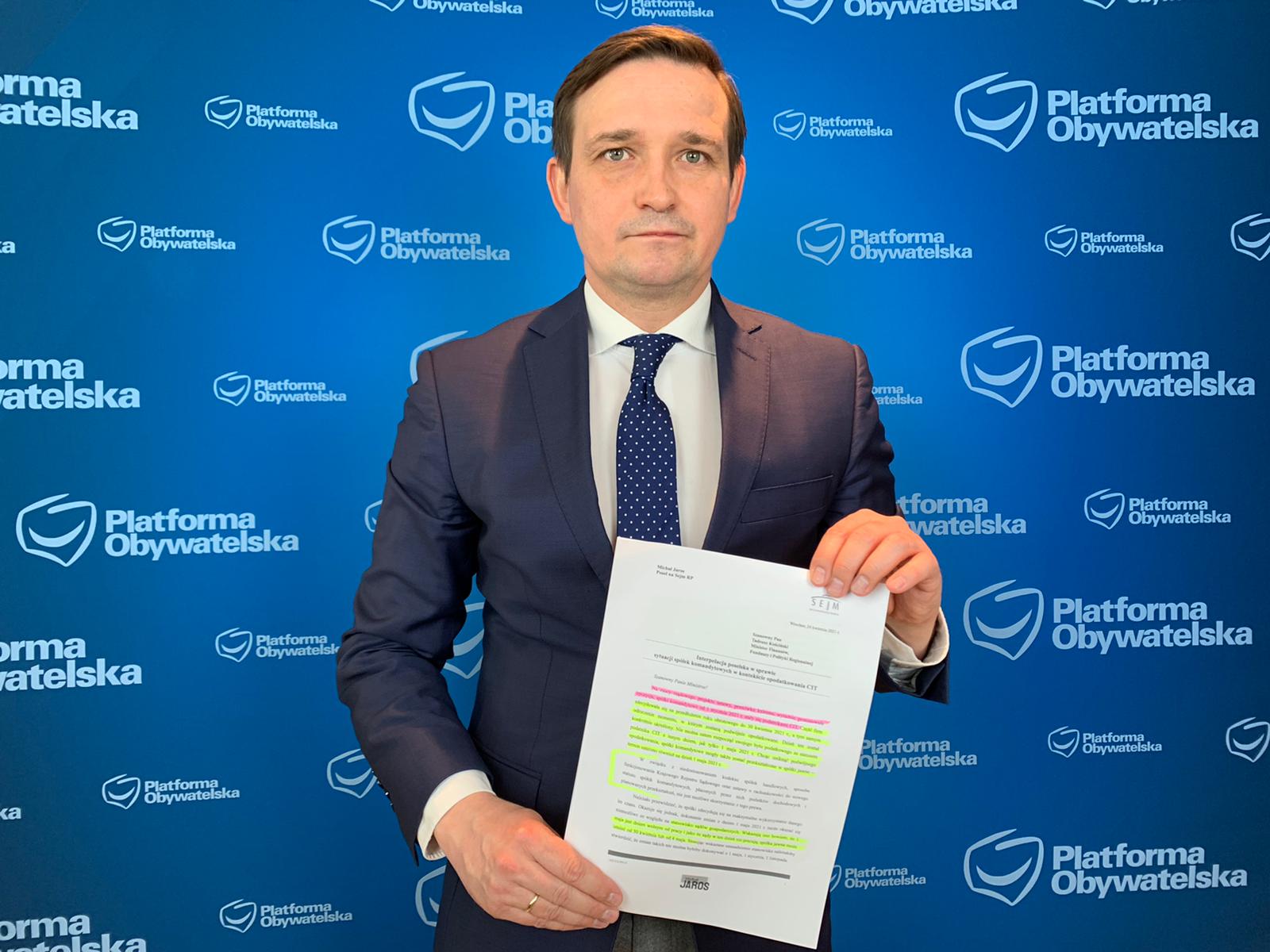 Interpelacja poselska w sprawie sytuacji spółek komandytowych w kontekście opodatkowania CIT