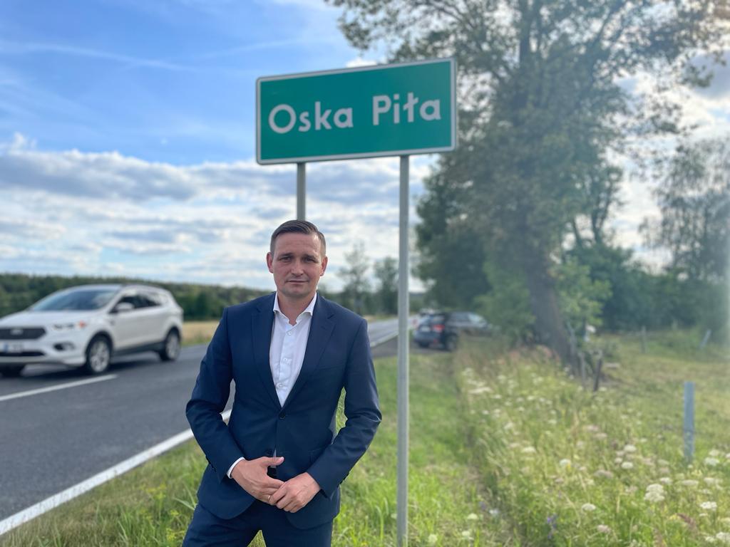 Zapytanie poselskie w sprawie budowy chodników w miejscowościach Ose, Oska Piła, Przysiółka Granów